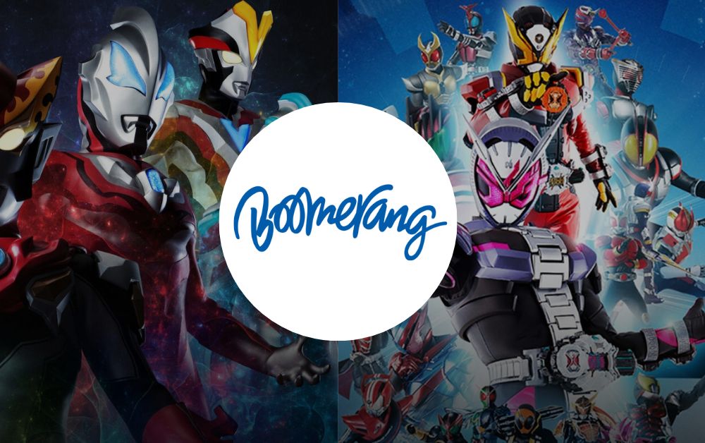 ช่อง Boomerang เตรียมส่ง “อุลตร้าแมน-มาสค์ไรเดอร์” ฉายครั้งแรก