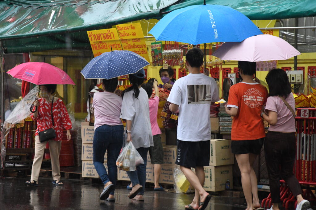 ฝนตก-ฝนฟ้าคะนอง-ลมกระโชกแรง