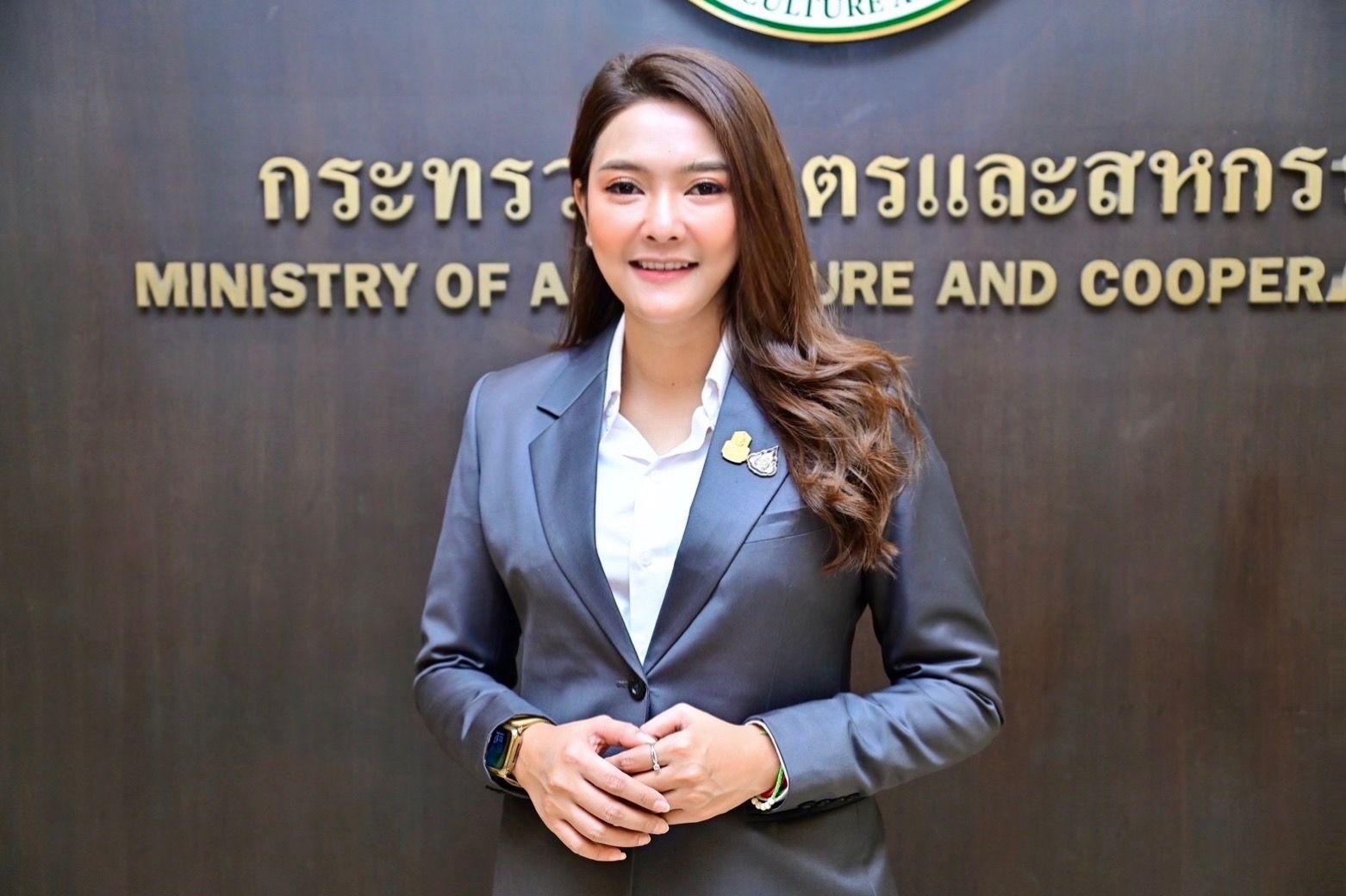อัยรินทร์ พันธุ์ฤทธิ์ โฆษกกระทรวงเกษตรและสหกรณ์ (ฝ่ายการเมือง)