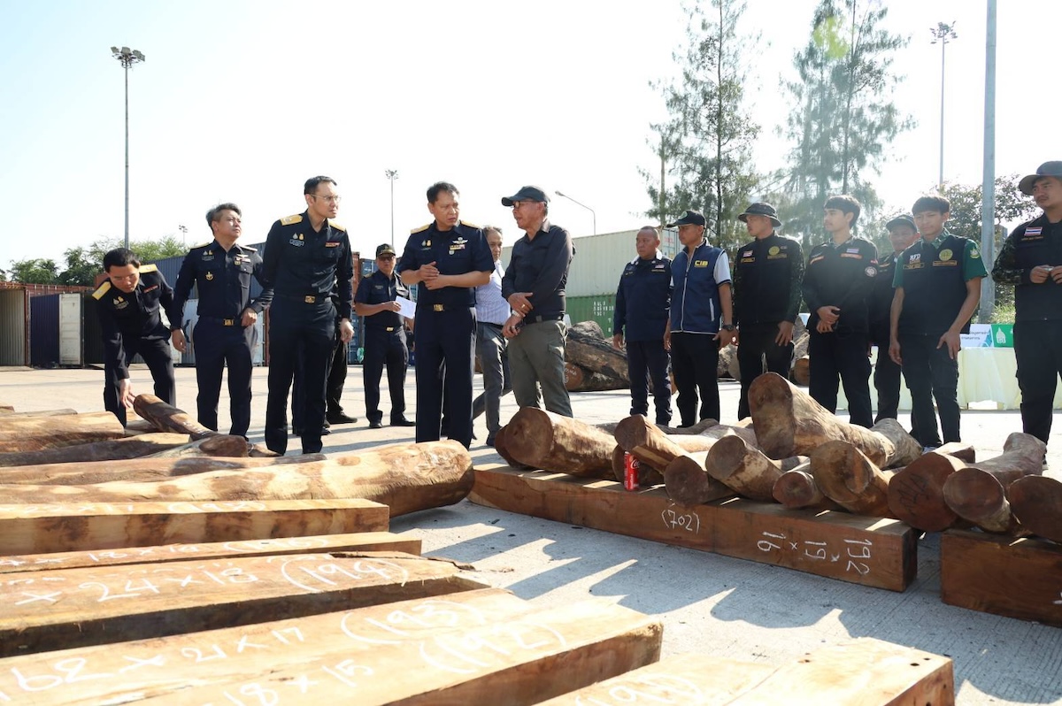 ศุลกากร ยึดไม้พะยูง-ไม้ประดู่ 772 ท่อน มูลค่ากว่า 4.6 ล้านบาท