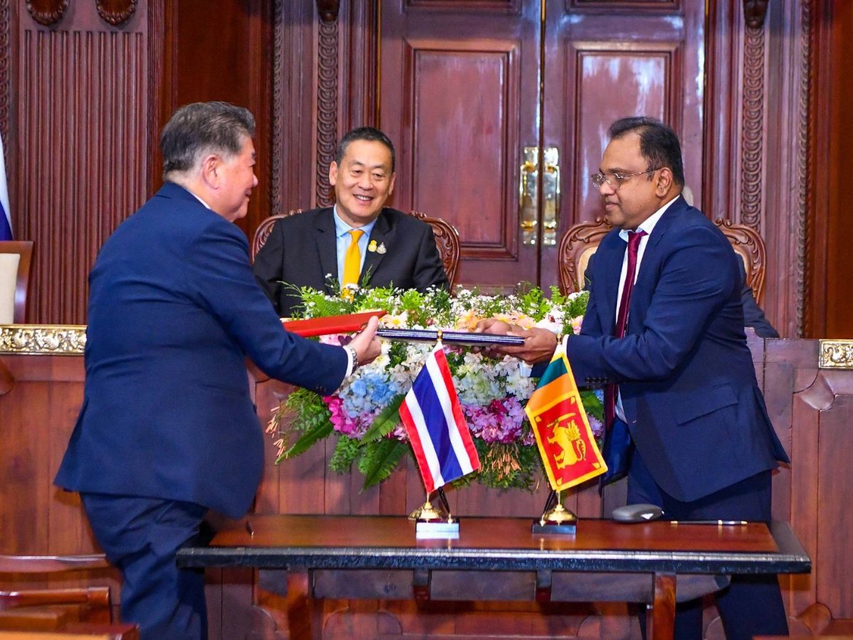 เช็กธุรกิจบริการ-ลงทุน ไทยถือหุ้น 100% หลัง ลงนาม FTA ไทย – ศรีลังกา  