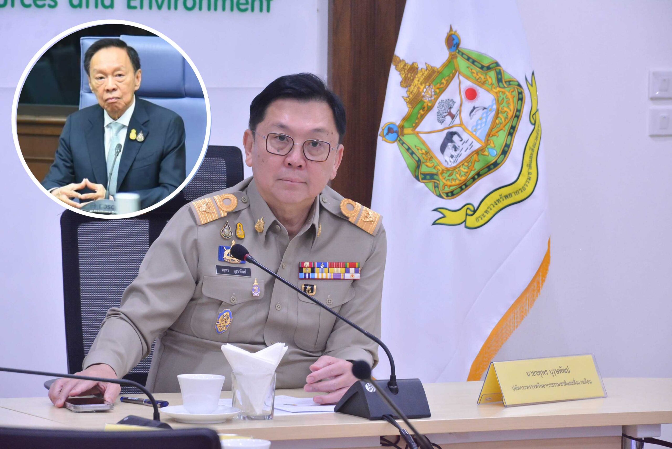 แก้ฝุ่น PM 2.5 ‘พัชรวาท’ สั่งเฮลิคอปเตอร์ดับไฟป่าที่ลาดชันจุดความร้อนสูง