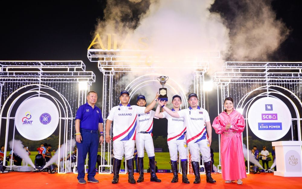 ขี่ม้าโปโลไทยคว้าแชมป์ All Asia Cup 2024 ‘ต๊อบ อัยยวัฒน์’ คว้า MVP