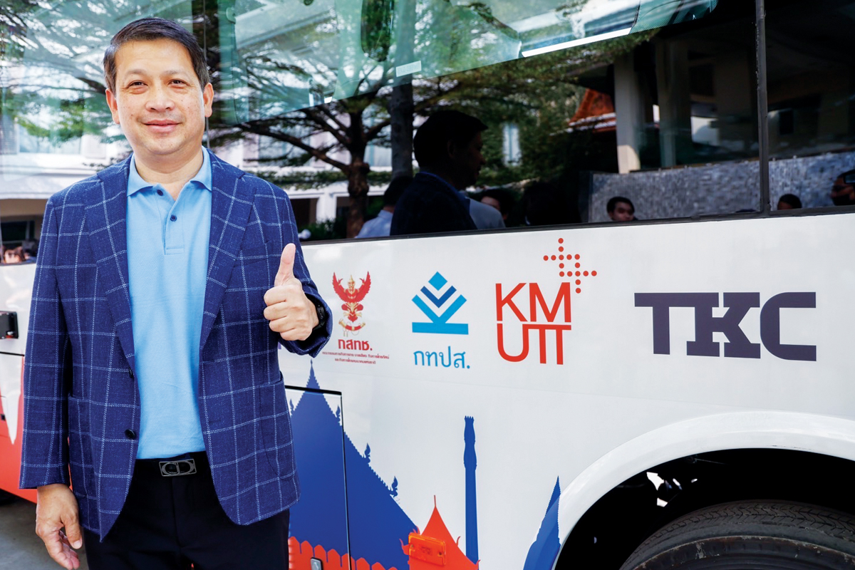 TKC ผนึกพันธมิตรพลิกเกมโต เบื้องหลัง “รถบัสไฟฟ้า” ไร้คนขับ