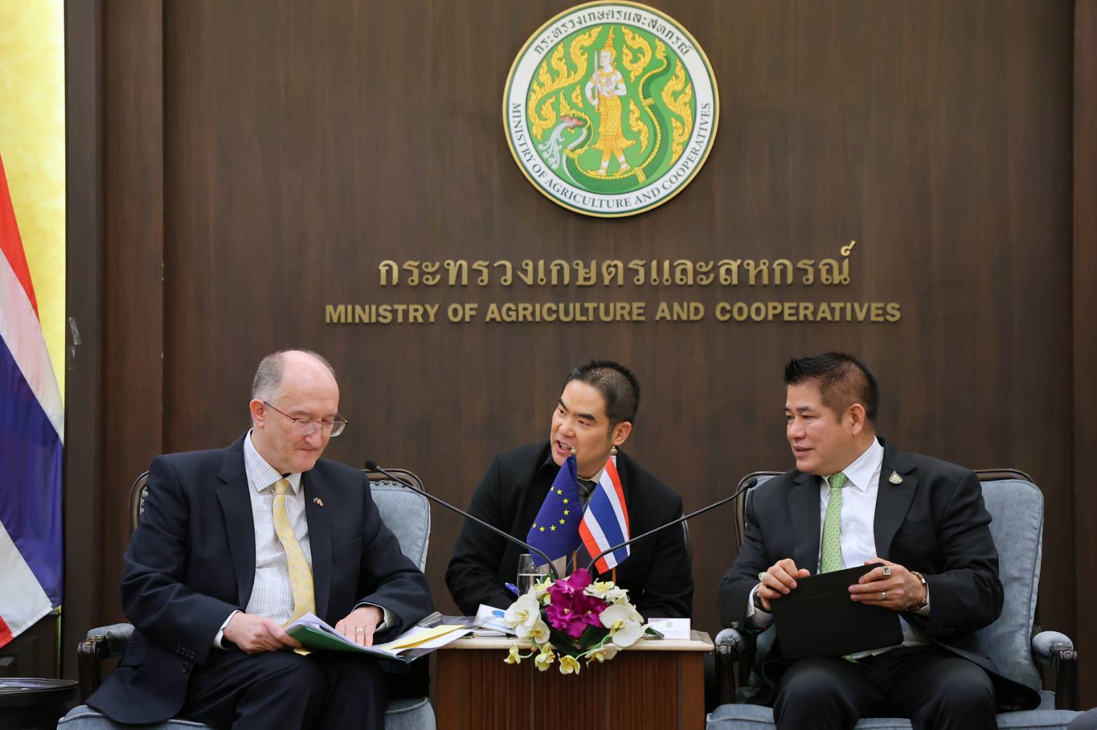 ธรรมนัส พบ ทูตอียู หนุนเจรจา FTA ไทย-สหภาพยุโรป เปิดตลาดสินค้าเกษตร