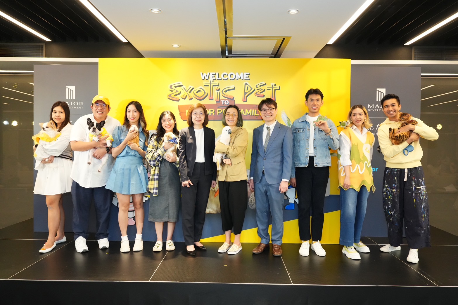 เมเจอร์ฯ เปิดคอนโดมิเนียมใหม่ ต้อนรับสัตว์เลี้ยง Exotic รายแรก