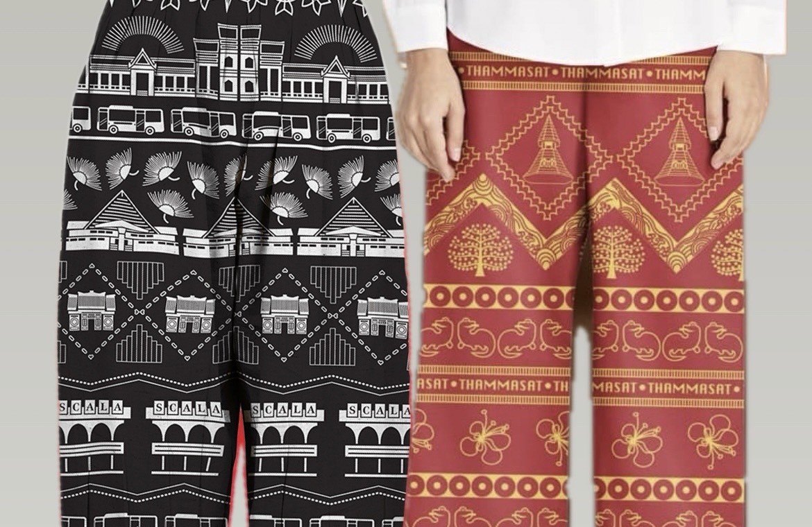 จุฬาฯ-ธรรมศาสตร์ เปิดตัวกางเกงช้าง ประชันลวดลายเอกลักษณ์เฉพาะ