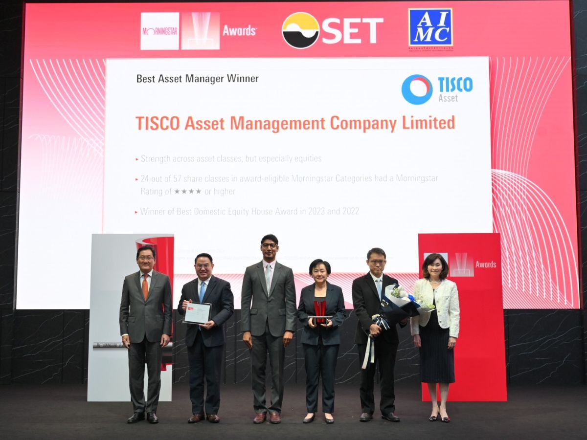 บลจ.ทิสโก้ คว้าแชมป์กองทุนยอดเยี่ยม Morningstar ด้าน KTAM-KKPAM กวาด 3 รางวัล