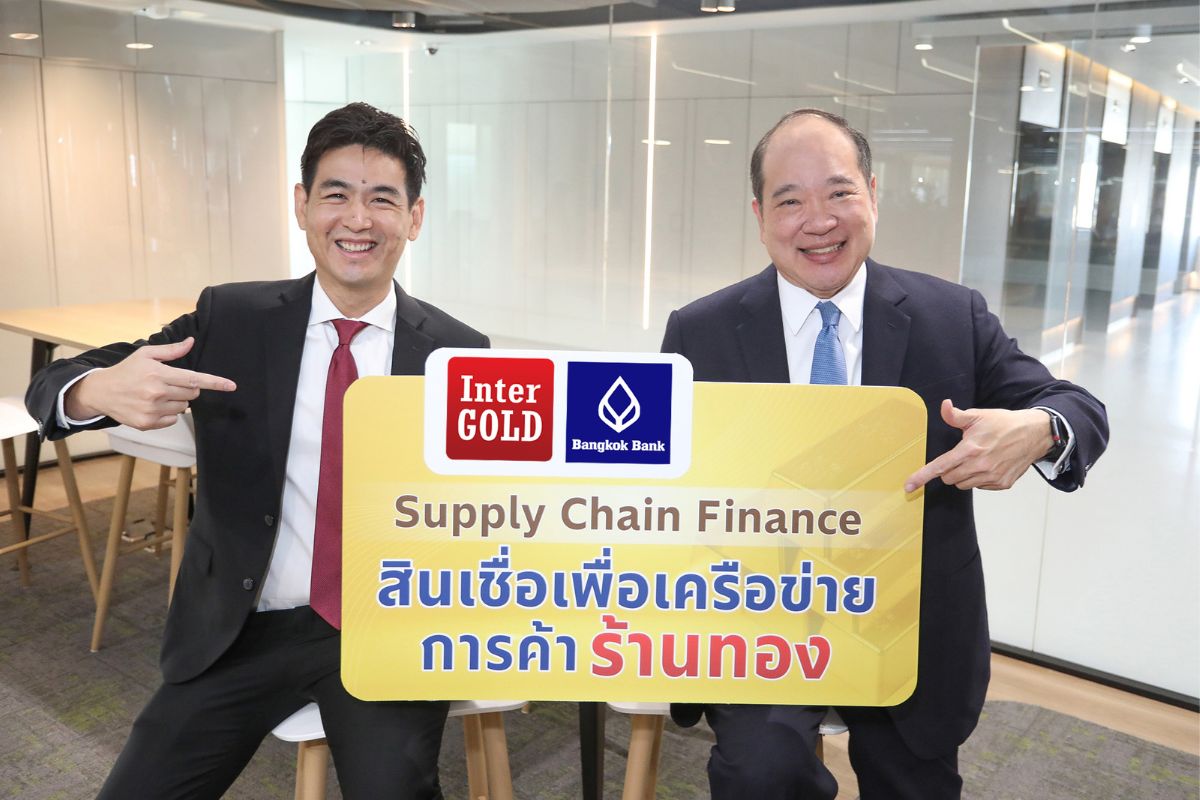 “แบงก์กรุงเทพ-อินเตอร์โกลด์ฯ” หนุนสินเชื่อหมุนเวียนการค้าร้านทอง ดอกเบี้ยพิเศษ