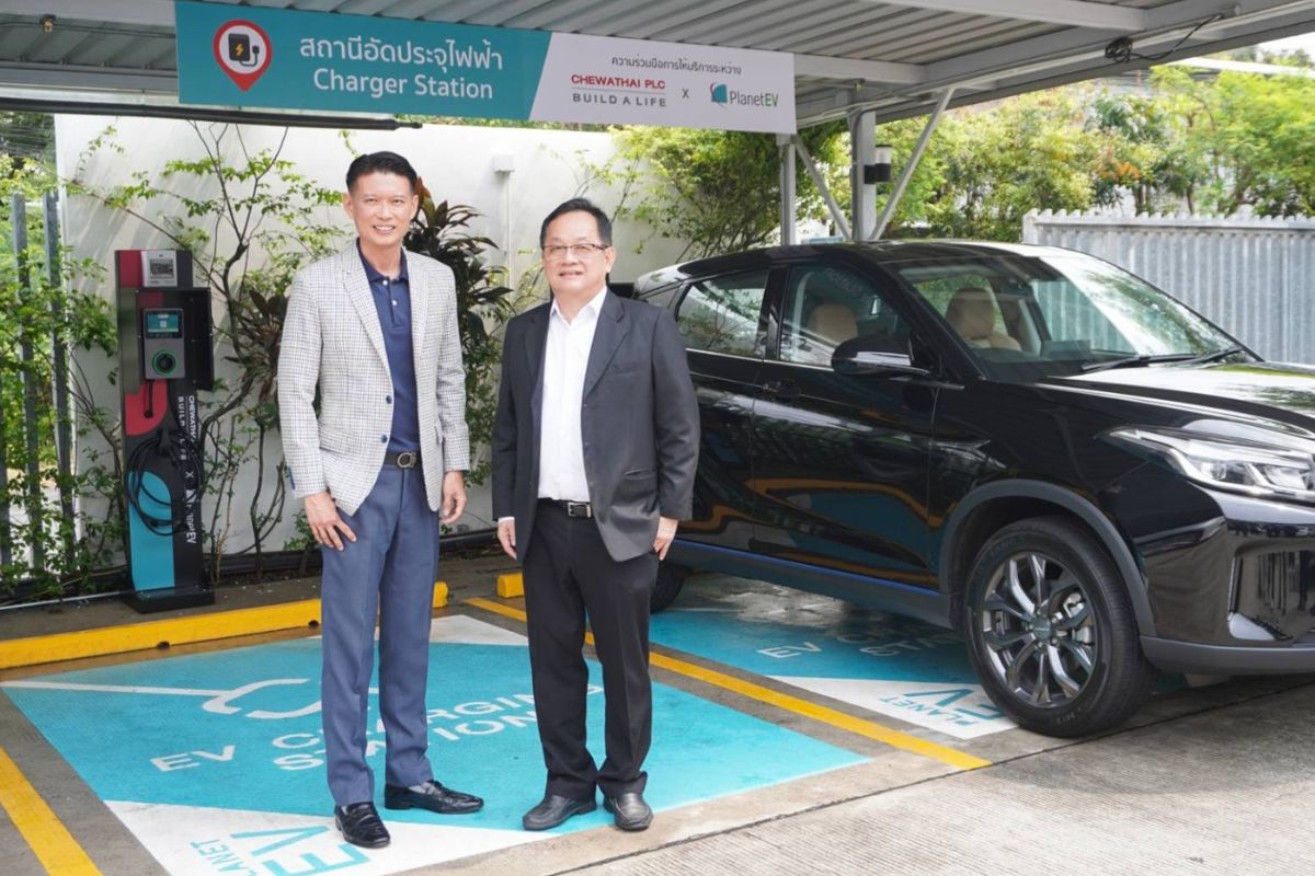 CHEWA จับมือ PLANET ติดตั้ง EV Charger นำร่องโครงการชีวาทัย ฮอลล์มาร์ค