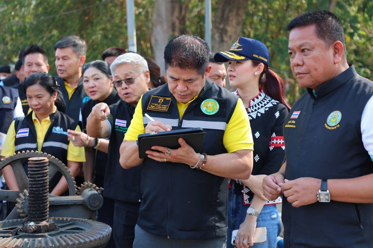 ธรรมนัส ลงพื้นที่ ชูแผนพัฒนาคลองแม่ข่า จ.เชียงใหม่