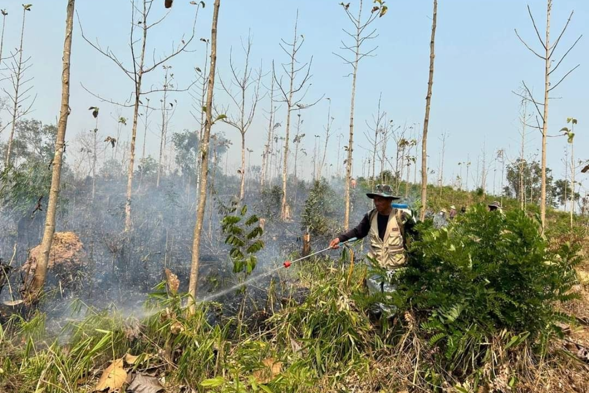 รัฐบาลเร่งแก้ไฟป่าเชิงรุก ตั้งวอร์รูมเกาะติด จ.กาญจนบุรี กำชับเซฟตี้เจ้าหน้าที่