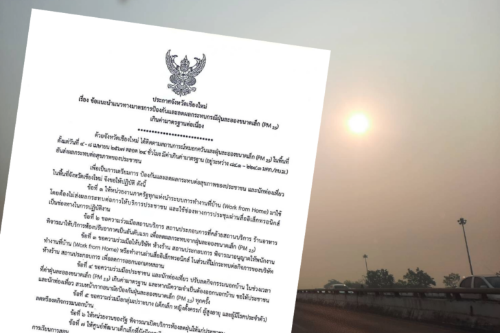 Chiangmai PM 2.5 Warning 09042567 Chiangmai PM 2.5 Warning 09042567