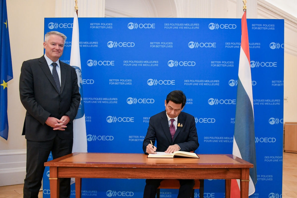 ไทยสมัครสมาชิก OECD อย่างเป็นทางการแล้ว หวังยกระดับประเทศ-ช่วยเศรษฐกิจโต 1.6%