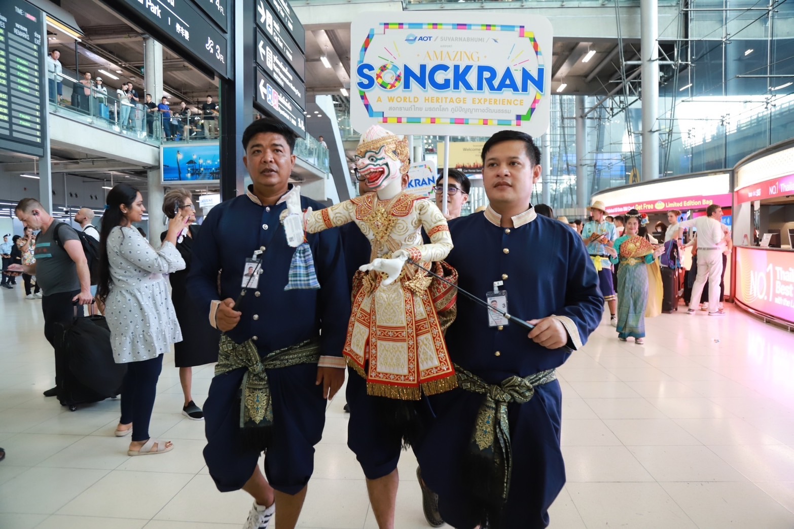 สุวรรณภูมิ อัดกิจกรรมความสนุก เติมสีสันรับนักท่องเที่ยวช่วงสงกรานต์