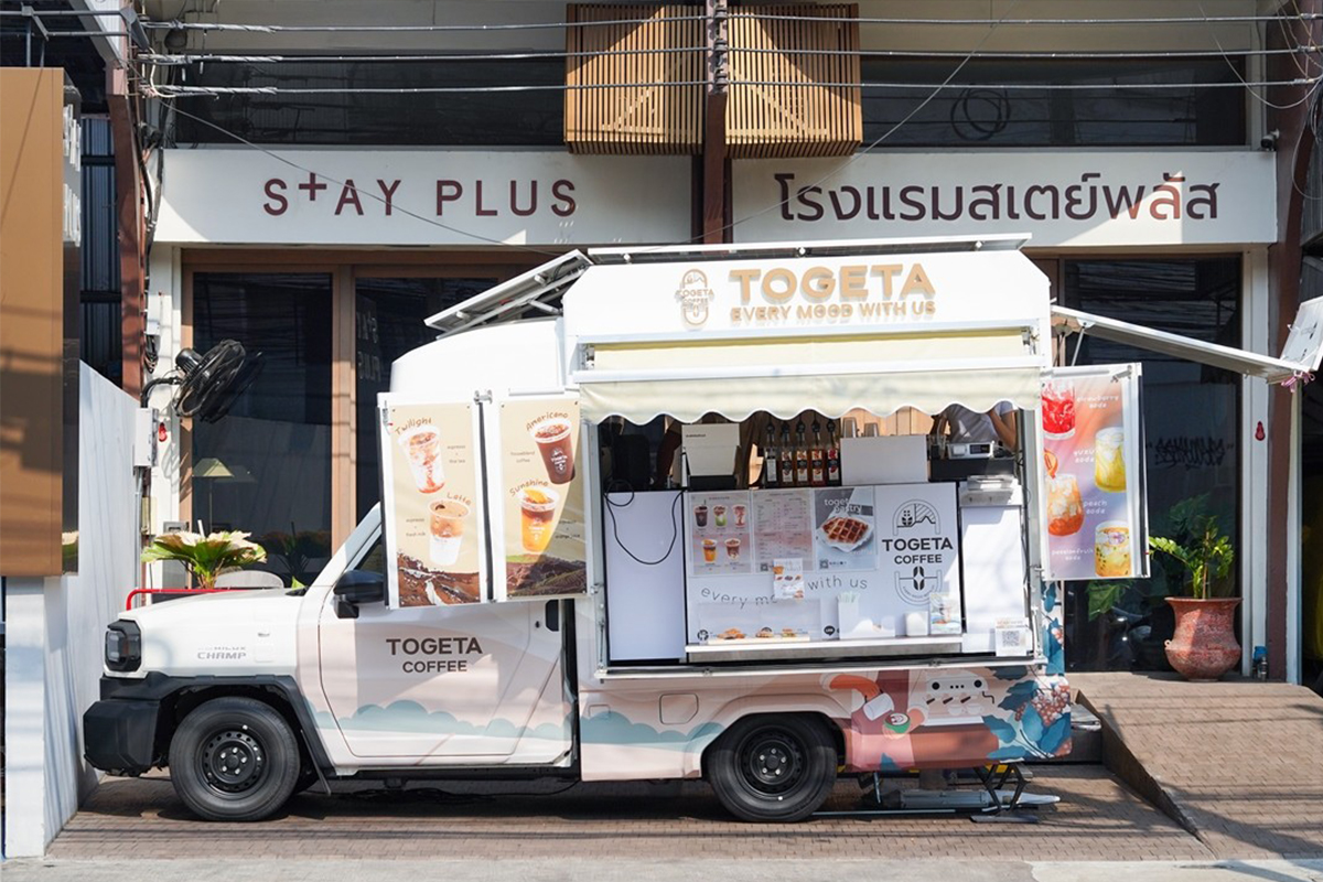โตโยต้า ไฮลักซ์ แชมป์ เสิร์ฟ “Togeta Pop-up Cafe”