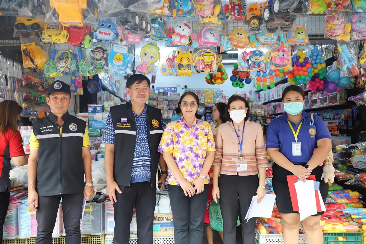 สมุทรสาคร ตรวจเข้มร้านค้าย่านมหาชัย ห้ามขายปืนฉีดน้ำแรงดันสูง