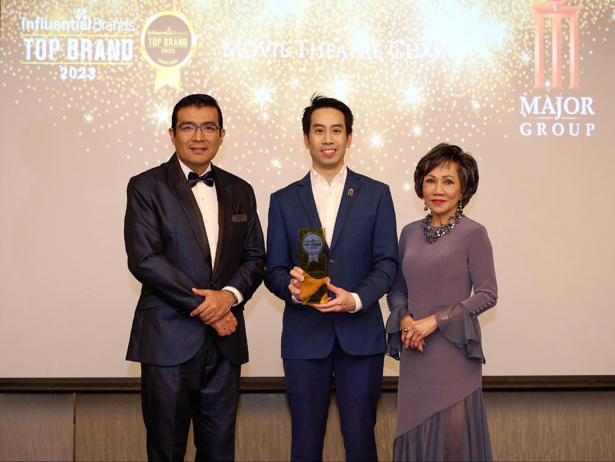 เมเจอร์ คว้ารางวัล Top Influential Brands Awards 2023