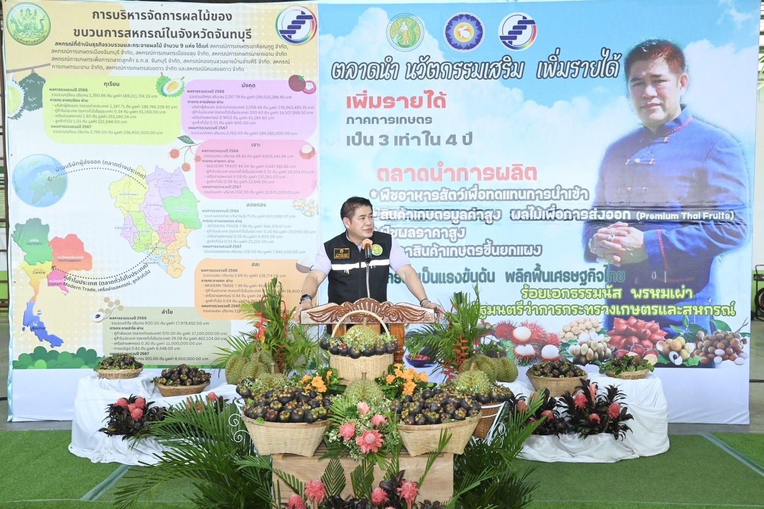 รมว.สั่งการ ชป. ช่วยเหลือเกษตรกร เสริมเศรษฐกิจภาคตะวันออก