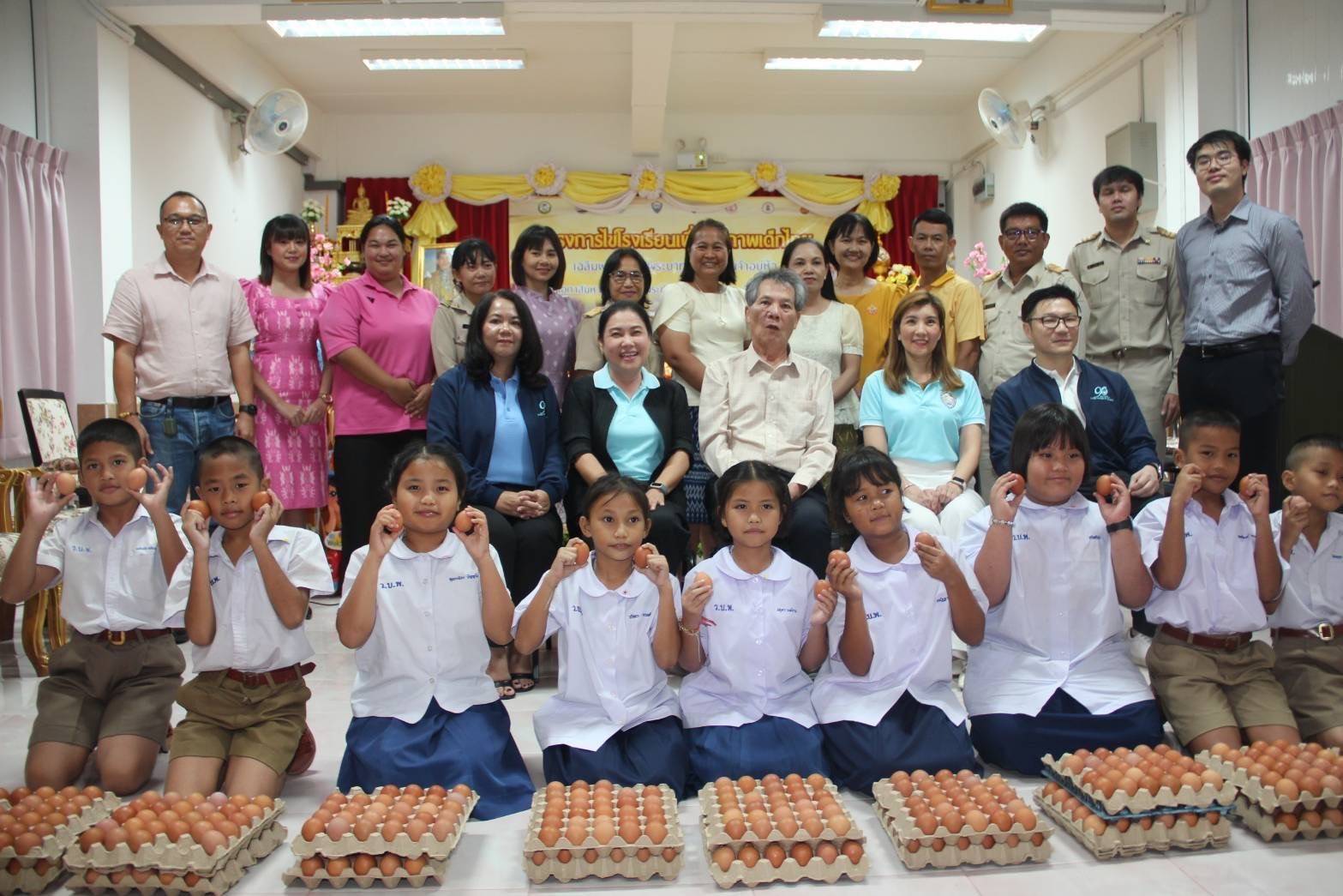 สมาคมไข่ไก่ฯ และหอการค้าไทย ภาคีเครือข่ายฯ หนุนโครงการไข่โรงเรียน