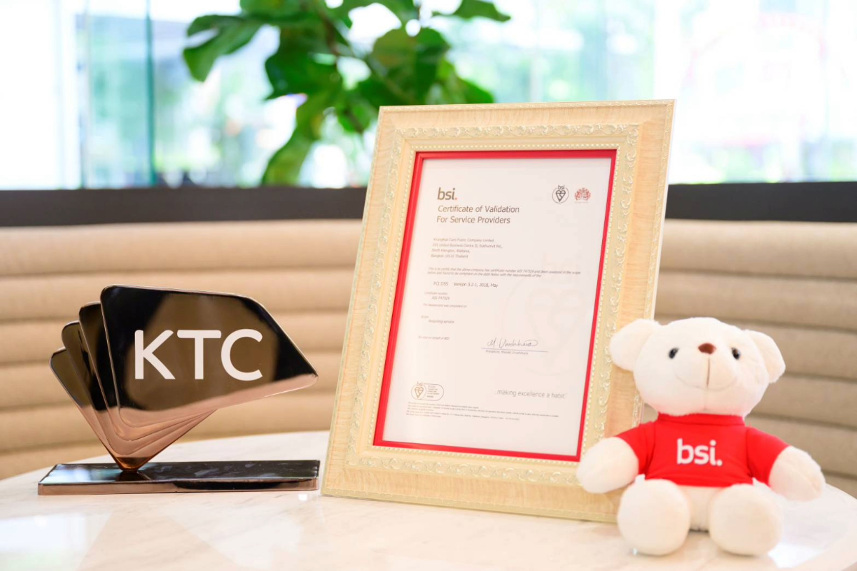 KTC เจ้าแรกในเอเชีย มาตรฐานความปลอดภัย PCI DSS Version 3.2.1