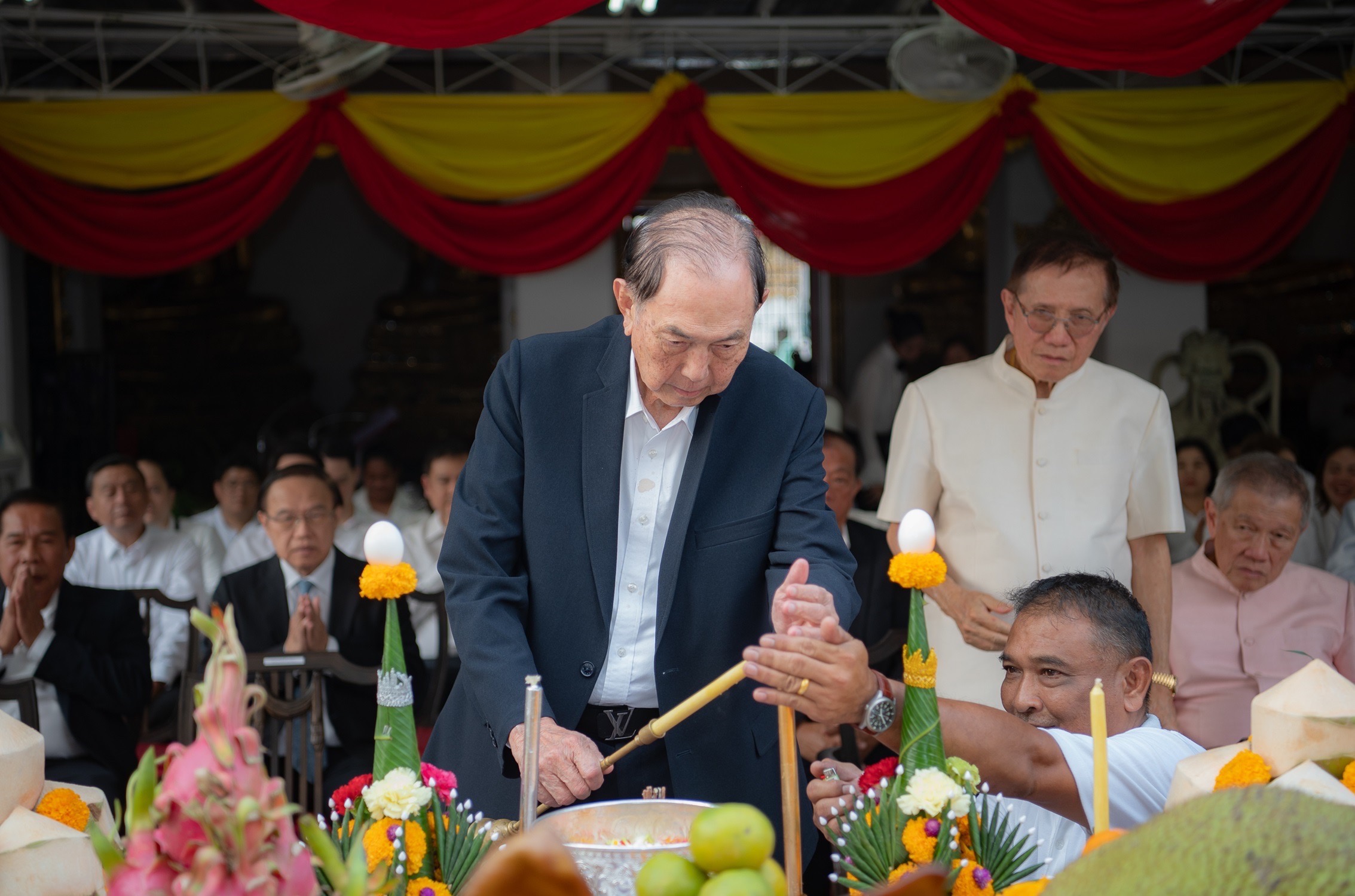 80 ปี สหพัฒน์ เจ้าสัวจัดสร้างพระศรีฯ ณ วัดโพธิ์ “ชวน-อภิสิทธิ์-ดร.สมคิด” ร่วมพิธี