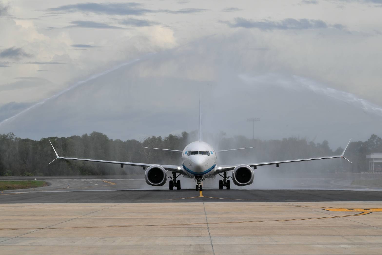สายการบิน Scat Airlines เทกออฟเที่ยวบินปฐมฤกษ์ “กรุงอัลมาตี-สุราษฎร์ธานี”