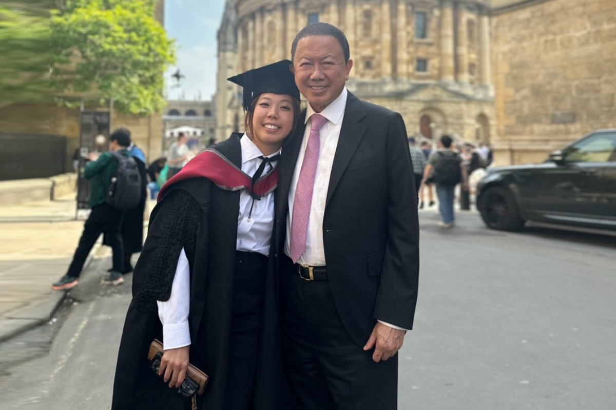 สนั่น-คุณหญิงณัฐิกา อังอุบลกุล สุดปลื้มลูกสาวคนเล็กจบโท Oxford