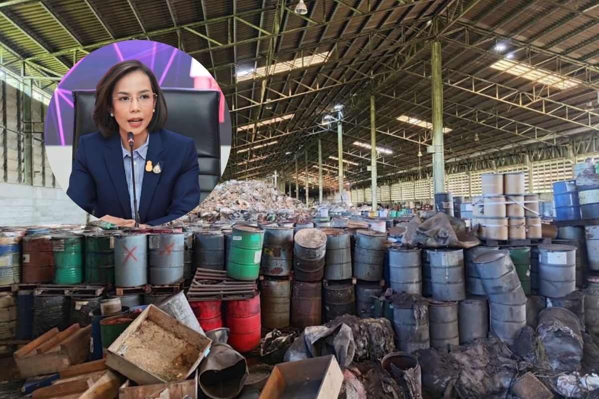 จับเจ้าของ “วิน โพรเสส” ต้นเหตุไฟไหม้สารเคมี จ.ระยอง ได้แล้ว “พิมพ์ภัทรา” เข้มดูแลบ่อดักหวั่นฝนชะลงชุมชน