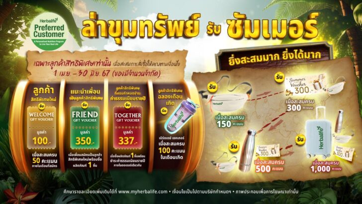 image1 เฮอร์บาไลฟ์ ประเทศไทย เปิดตัวแคมเปญ