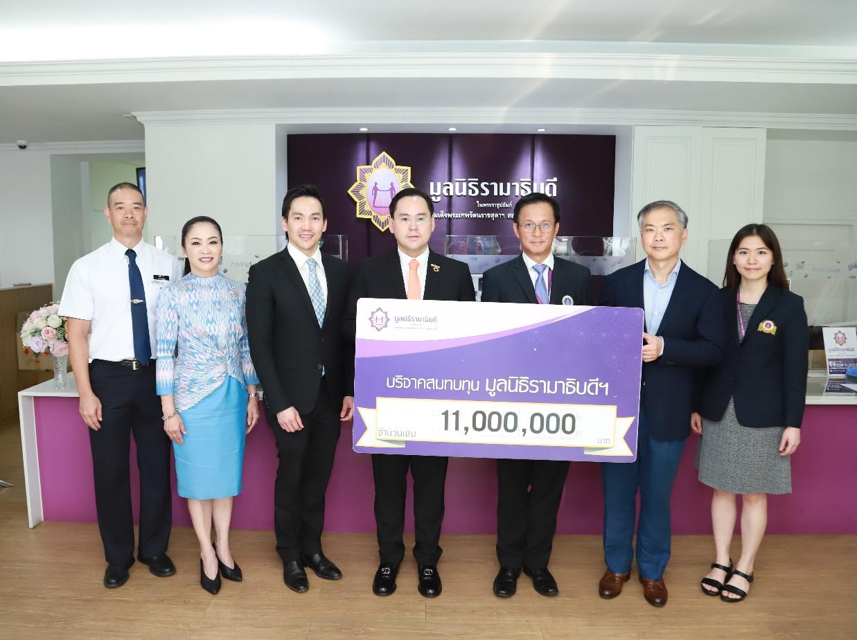 กลุ่มบริษัท ช.การช่าง มอบเงินสนับสนุนเครื่องมือแพทย์ รพ.รามาธิบดี 
