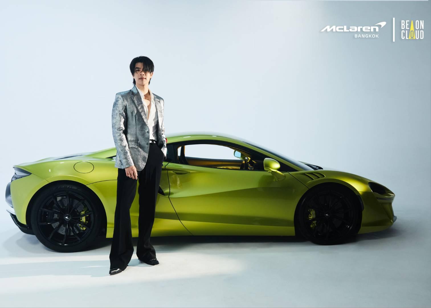 McLaren Bangkok เปิดตัว มาย-ภาคภูมิ ร่มไทรทอง