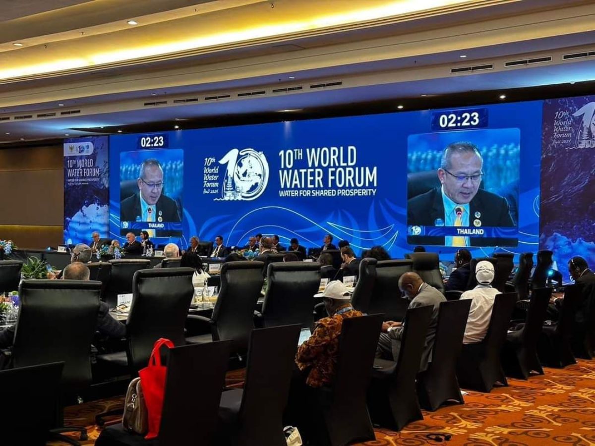 ประชุมน้ำโลกเปิดฉาก สทนช.กล่าวถ้อยแถลงห่วงโลกเดือดกระทบน้ำรุนแรงขึ้น
