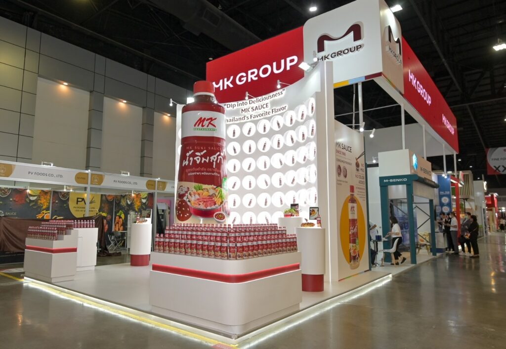 บูธ MK Group ในงาน THAIFEX Anuga Asia 2024