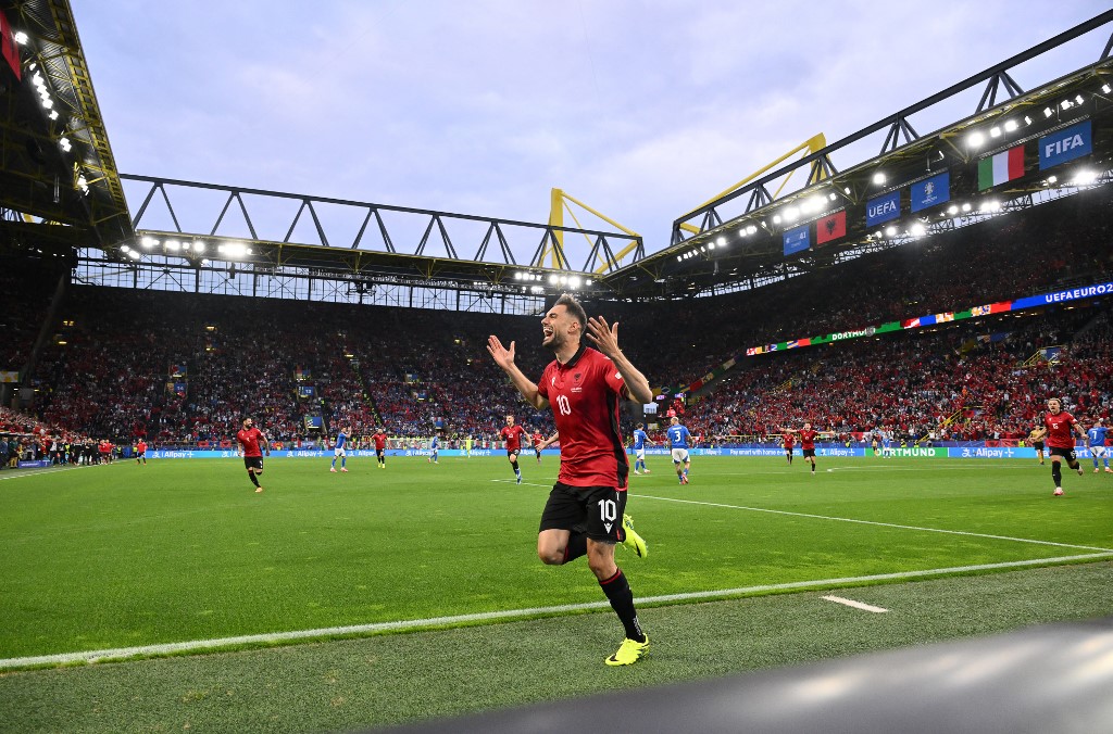 Euro 2024 Group B football match between Italy and Albania