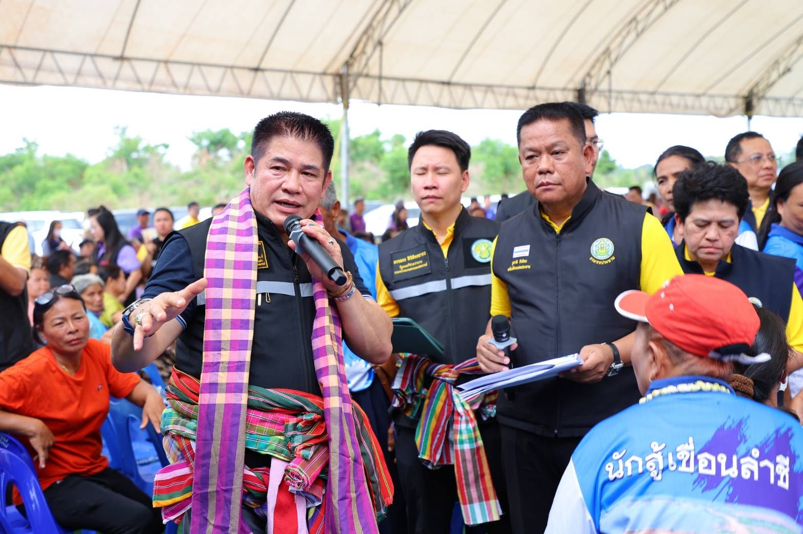 ธรรมนัส-อรรถกร ลงพื้นที่ จ.ชัยภูมิ พบผู้ได้รับผลกระทบการสร้างอ่างเก็บน้ำลำน้ำชี