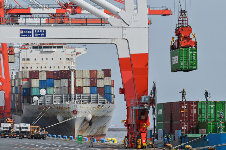 JAPAN-ECONOMY-TRADE ญี่ปุ่น นำเข้า ส่งออก