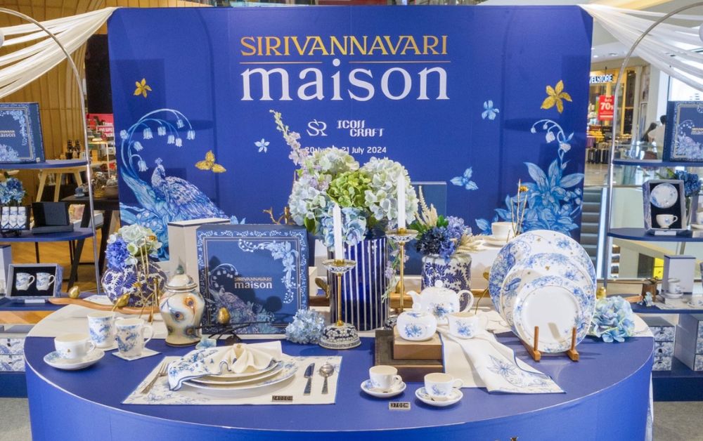 Maison des Fleurs เซรามิกลายฝีพระหัตถ์ SIRIVANNAVARI MAISON