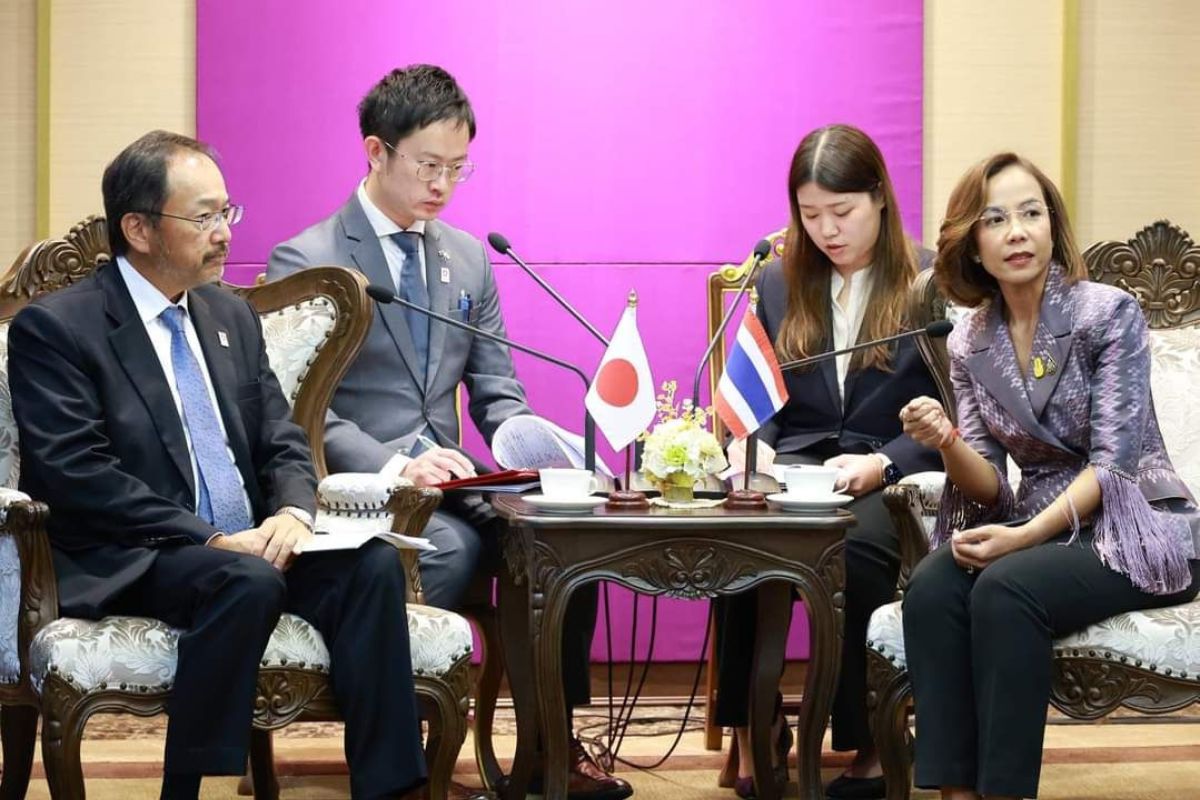 พิมพ์ภัทรา หารือ เอกอัครราชทูตญี่ปุ่น ย้ำเดินหน้านโยบายหนุนยานยนต์สันดาป