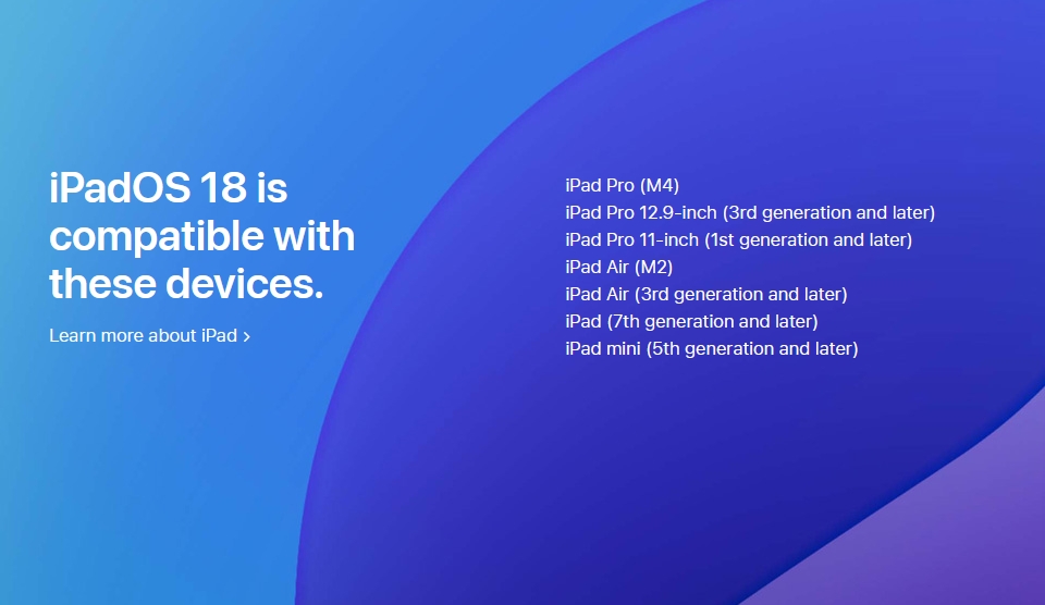 iPadOS 18