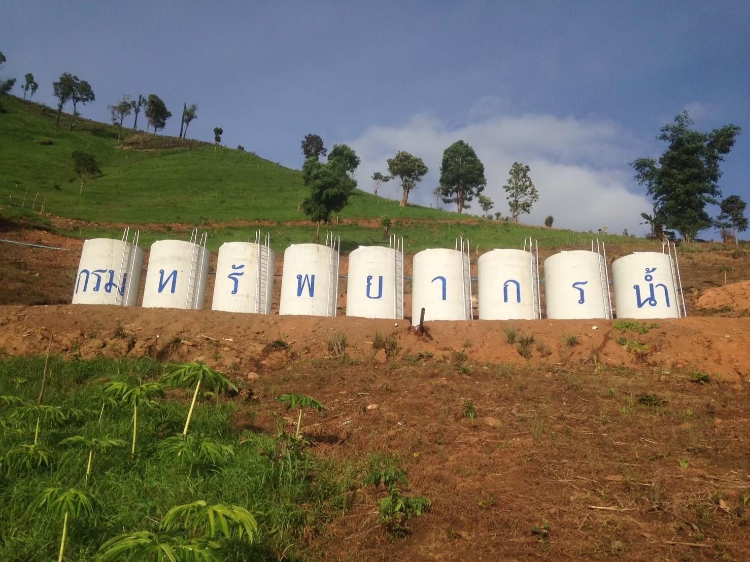 กรมน้ำฯ จัดโครงการระบบกระจายน้ำ ร่วมสนับสนุน โครงการหลวงเลอตอ