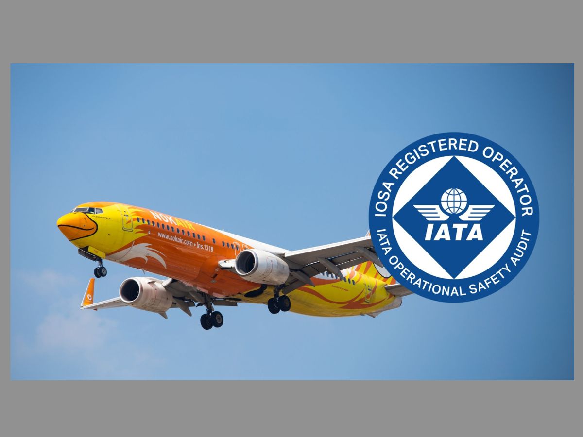 นกแอร์ เฮ! เข้าเป็นสมาชิก IATA-ได้รับการรับรองมาตรฐาน IOSA เป็นทางการ