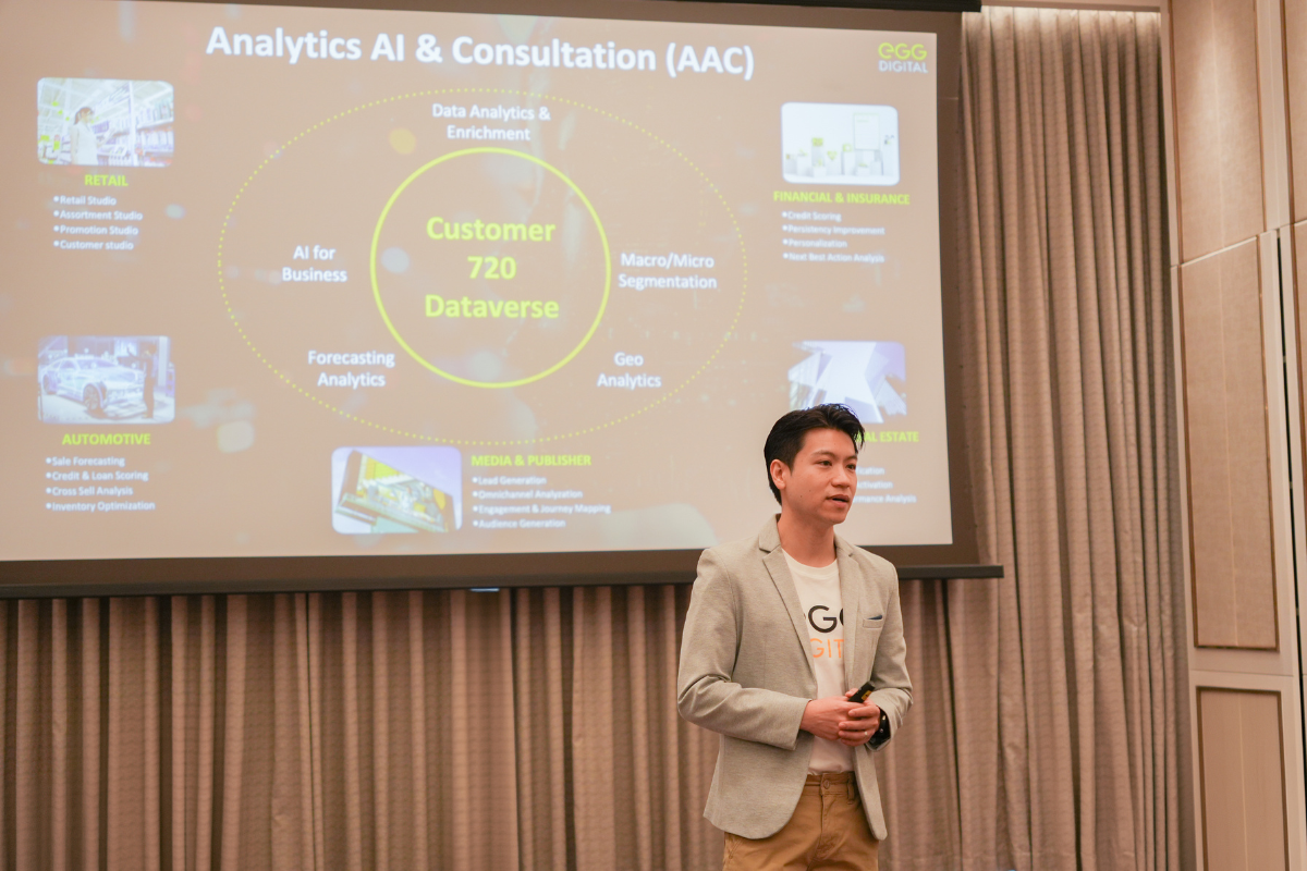 เอ้ก ดิจิทัล เปิดตัว Customer 720 Dataverse ดันธุรกิจไทยโตด้วยดาต้า