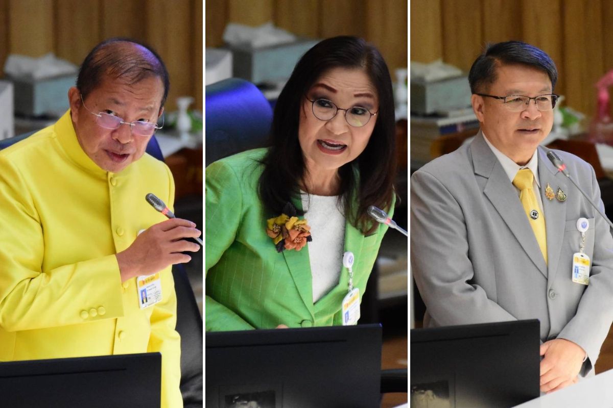 เปิดวิสัยทัศน์ มงคล-นันทนา-เปรมศักดิ์ แคนดิเดตชิงเก้าอี้ประธานวุฒิ