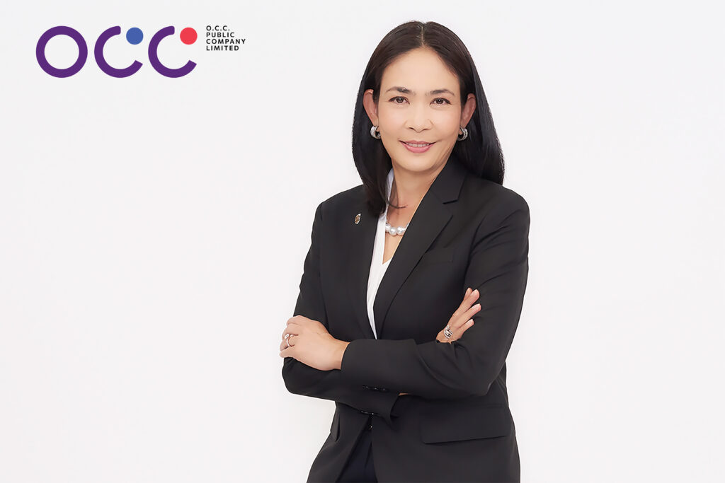 นางธีรดา อำพันวงษ์ กรรมการผู้จัดการ และประธานเจ้าหน้าที่บริหาร บริษัท โอซีซี จำกัด (มหาชน)