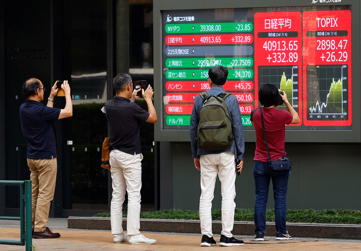 หุ้นญี่ปุ่นพุ่งนิวไฮ Nikkei ปิด 40,913.65 จุด พลัง AI ดันหุ้นเทคทะยาน