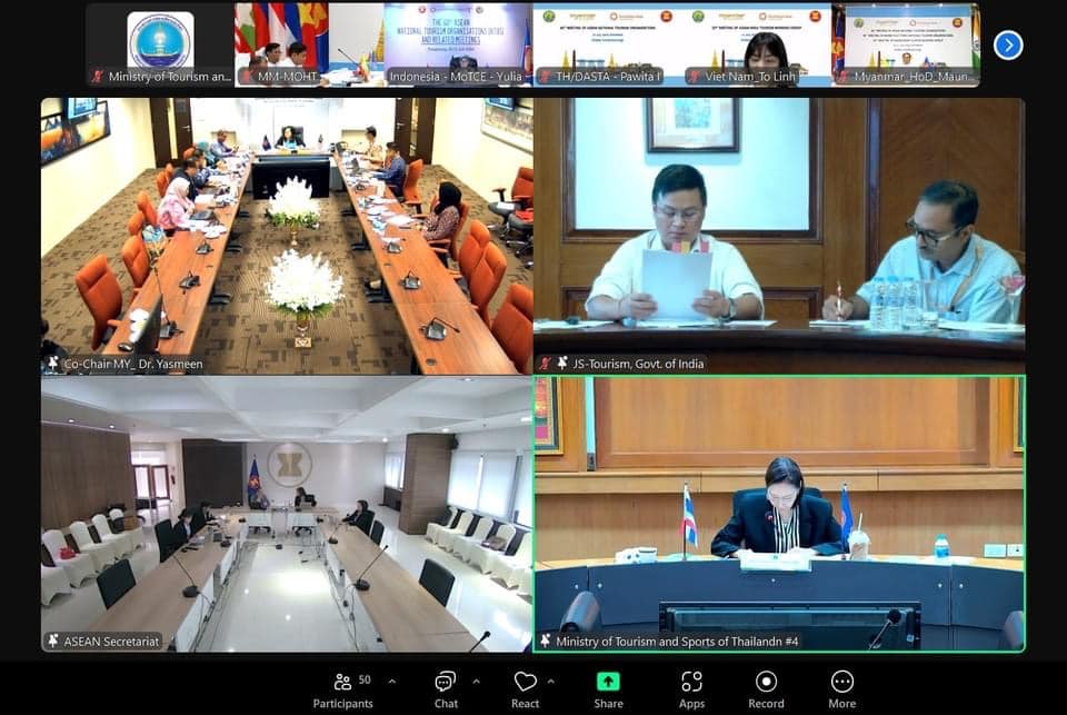 “ไทย-จีน-ญี่ปุ่น-เกาหลี-อินเดีย” ร่วมประชุมการท่องเที่ยวอาเซียน ย้ำแผนการท่องเที่ยวอย่างยั่งยืน