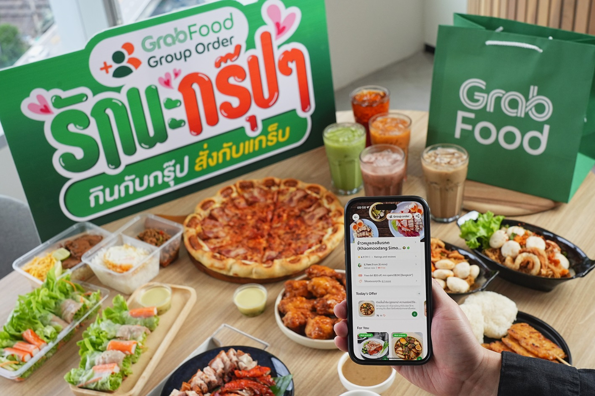 Grab อัพเกรด “คำสั่งซื้อกลุ่ม” หลังผู้ใช้ 75% ไม่กล้าทวงเงินเมื่อสั่งอาหารด้วยกัน