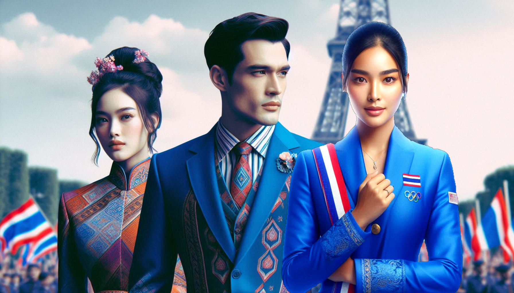 เทียบฟอร์ม AI ฟรี ช่วยออกแบบชุดพิธีการทีมชาติไทยในโอลิมปิก 2024