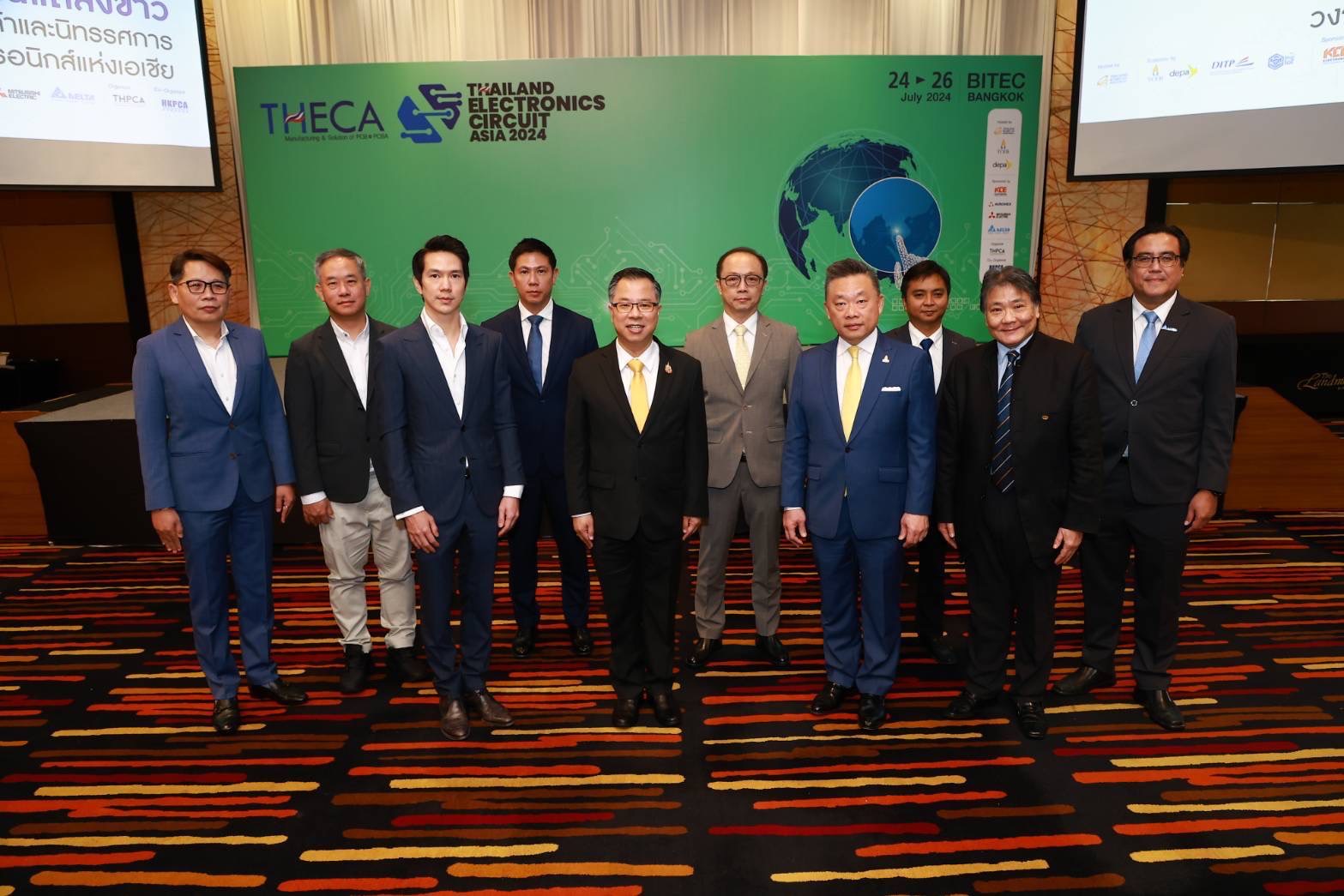 8 ประเทศยืนยันเข้าร่วมงาน THECA 2024 กลุ่มเซมิคอนดักเตอร์-PCB พร้อมลงทุนไทย